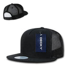 Decky Flat Bill Baseball Mesh Trucker 5 Panels Solid Camouflage Caps Hats-Serve The Flag 14 image