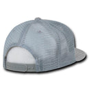 Decky Flat Bill Baseball Mesh Trucker 5 Panels Solid Camouflage Caps Hats-Serve The Flag 24 image
