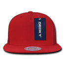 Decky Flat Bill Baseball Mesh Trucker 5 Panels Solid Camouflage Caps Hats-Serve The Flag 28 image