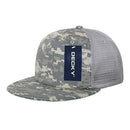 Decky Flat Bill Camouflage Cotton Foam Mesh Trucker Hats Caps Snapback Unisex-Serve The Flag 10 image