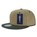 Decky Heavy Duty Jute Snapbacks Flat Bill Baseball Hats Caps Unisex-Serve The Flag 8 image
