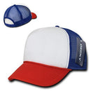 Decky Industrial Foam Trucker 5 Panel Hats Caps Two Tone Mesh Snapback-Serve The Flag 13 image