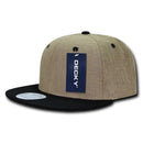 Decky Jute Crown Flat Bill Snapback Baseball 6 Panel Caps Hats Unisex-Serve The Flag 4 image