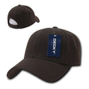 Decky Low Crown Plain Two Tone Curved Bill 6 Panel Dad Hats Caps-Serve The Flag 6 image