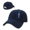 Decky Low Crown Plain Two Tone Curved Bill 6 Panel Dad Hats Caps-Serve The Flag 16 image