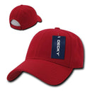 Decky Low Crown Plain Two Tone Curved Bill 6 Panel Dad Hats Caps-Serve The Flag 19 image