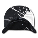 Decky Paint Splat Snapback Baseball 6 Panel 100% Cotton Structured Caps Hats-Serve The Flag 6 image