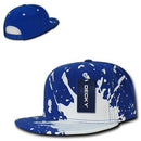 Decky Paint Splat Snapback Baseball 6 Panel 100% Cotton Structured Caps Hats-Serve The Flag 5 image
