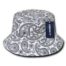 Decky Paisley Bandana Design Fitted Bucket Hats Caps Cotton Unisex-Serve The Flag 12 image