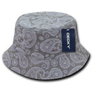 Decky Paisley Bandana Design Fitted Bucket Hats Caps Cotton Unisex-Serve The Flag 9 image
