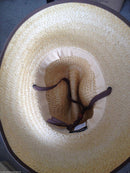 Decky Paper Straw Lifeguard Hats Cowboy Sombrero Soft Flap Mens Womens Beach-Serve The Flag 2 image
