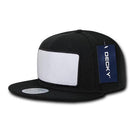 Decky Patch Snapbacks Flat Bill 6 Panel Camo Black Baseball Hats Caps Unisex-Serve The Flag 18 image