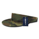 Decky Pre Curved Bill Camouflage Camo Golf Summer Sun Beach Acyrlic Visors-Serve The Flag 13 image