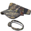 Decky Pre Curved Bill Camouflage Hybricam Golf Summer Sun Beach Cotton Visors-Serve The Flag 1 image