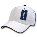 Decky Sandwich Visor Pro Style Two Tone Constructed 6 Panel Baseball Hats Caps-Serve The Flag 41 image