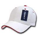 Decky Sandwich Visor Pro Style Two Tone Constructed 6 Panel Baseball Hats Caps-Serve The Flag 42 image