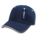 Decky Sandwich Visor Pro Style Two Tone Constructed 6 Panel Baseball Hats Caps-Serve The Flag 45 image