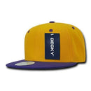Decky Trendy Flat Bill Snapback Baseball 6 Panel Caps Hats Unisex-Serve The Flag 106 image