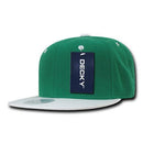 Decky Trendy Flat Bill Snapback Baseball 6 Panel Caps Hats Unisex-Serve The Flag 130 image