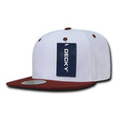Decky Trendy Flat Bill Snapback Baseball 6 Panel Caps Hats Unisex-Serve The Flag 149 image