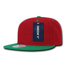 Decky Trendy Flat Bill Snapback Baseball 6 Panel Caps Hats Unisex-Serve The Flag 164 image