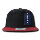 Decky Trendy Flat Bill Snapback Baseball 6 Panel Caps Hats Unisex-Serve The Flag 188 image