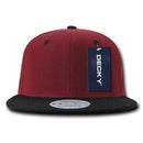 Decky Trendy Flat Bill Snapback Baseball 6 Panel Caps Hats Unisex-Serve The Flag 196 image