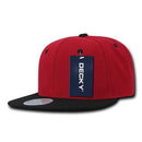 Decky Trendy Flat Bill Snapback Baseball 6 Panel Caps Hats Unisex-Serve The Flag 205 image