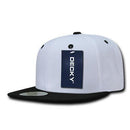 Decky Trendy Flat Bill Snapback Baseball 6 Panel Caps Hats Unisex-Serve The Flag 214 image