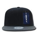 Decky Trendy Flat Bill Snapback Baseball 6 Panel Caps Hats Unisex-Serve The Flag 239 image