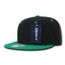 Decky Trendy Flat Bill Snapback Baseball 6 Panel Caps Hats Unisex-Serve The Flag 92 image