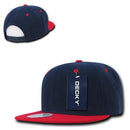 Decky Trendy Flat Bill Snapback Baseball 6 Panel Caps Hats Unisex-Serve The Flag 38 image