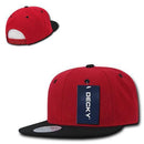 Decky Trendy Flat Bill Snapback Baseball 6 Panel Caps Hats Unisex-Serve The Flag 39 image