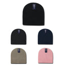 Decky Waffle Knit Beanies Short Uncuffed Braid Crocheted Hats Caps Warm Winter-Serve The Flag 2 image