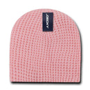 Decky Waffle Knit Beanies Short Uncuffed Braid Crocheted Hats Caps Warm Winter-Serve The Flag 7 image