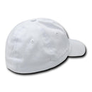 Decky Washed Cotton Polo Style Flex Fitted Baseball Hats Caps Unisex-Serve The Flag 16 image