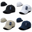 Decky Washed Cotton Polo Style Flex Fitted Baseball Hats Caps Unisex-Serve The Flag 2 image