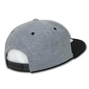 Decky Wool/Acrylic Melton Crown Snapback Two Tone 6 Panel Flat Bill Hats Caps-Serve The Flag 26 image