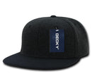 Decky Wool/Acrylic Melton Crown Snapback Two Tone 6 Panel Flat Bill Hats Caps-Serve The Flag 11 image