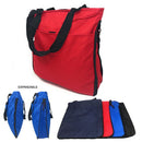 Expandable Zippered Reusable Grocery Shopping Tote Bags With Gusset 16inch-Serve The Flag 7 image