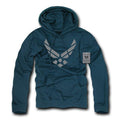 Fleece Pullover Hoodie Sweatshirt US Military Logo Air Force Army Marines-Serve The Flag