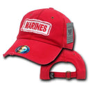 Giant Stitch Military Polo Army Marines Navy US Air Force Baseball Hat Caps-Serve The Flag 9 image