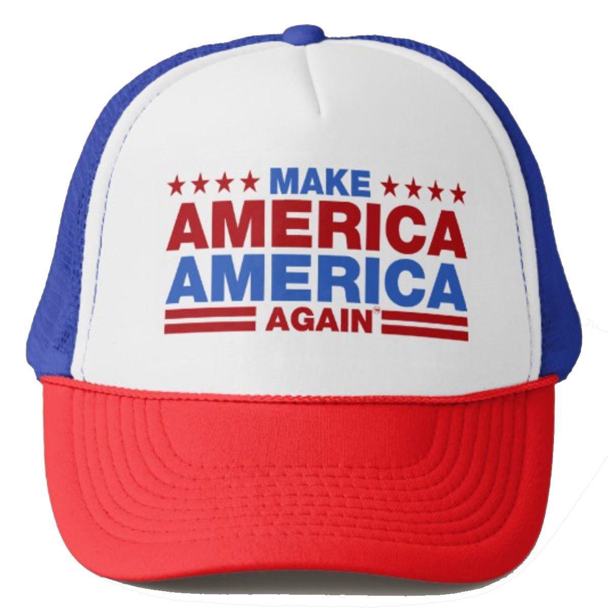 Red white and cheap blue hats to make