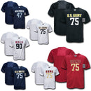 Military Air Force Army Cg Navy Marines Sports Practice Baseball Football Jersey-Serve The Flag 2 image
