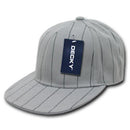 Decky Pin Striped Pinstriped Fitted Flat Bill Baseball Hats Caps-Serve The Flag 13 image