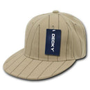 Decky Pin Striped Pinstriped Fitted Flat Bill Baseball Hats Caps-Serve The Flag 4 image