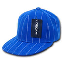 Decky Pin Striped Pinstriped Fitted Flat Bill Baseball Hats Caps-Serve The Flag 7 image