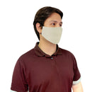 3 Pack Ivory Cotton Face Mask Cloth Masks for Mouth Nose Washable Reusable Double Layer Covering Adjustable Ear-Serve The Flag 3 image