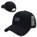 Patriotic USA Flag (Rubber) Structured Baseball Cotton Snapback Ball Caps Hats-Serve The Flag 3 image