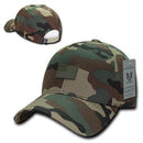 Patriotic USA Flag (Rubber) Structured Baseball Cotton Snapback Ball Caps Hats-Serve The Flag 10 image